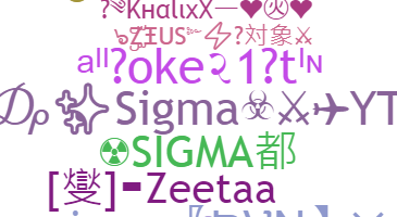 उपनाम - Sigma
