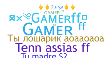 उपनाम - GamerFF