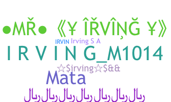उपनाम - Irving