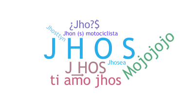उपनाम - Jhos