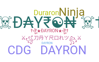 उपनाम - dayron