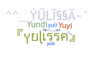 उपनाम - yulissa