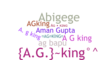 उपनाम - AGKing