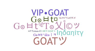 उपनाम - goat