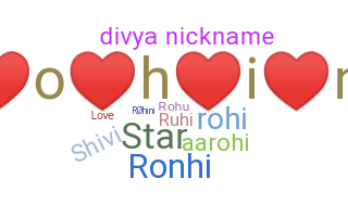 उपनाम - Rohini