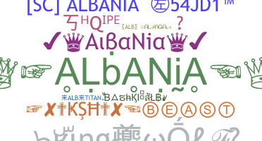 उपनाम - Albania