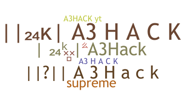 उपनाम - a3hack