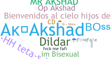 उपनाम - Akshad