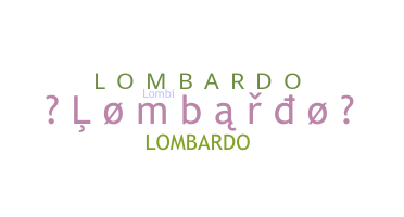 उपनाम - Lombardo