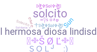 उपनाम - Sol