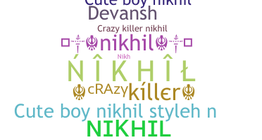 उपनाम - Nikhi