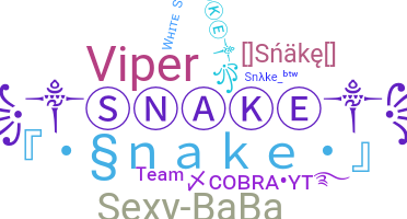 उपनाम - Snake