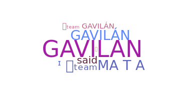 उपनाम - Gavilan