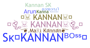 उपनाम - Kannan