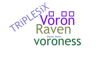 उपनाम - Voron