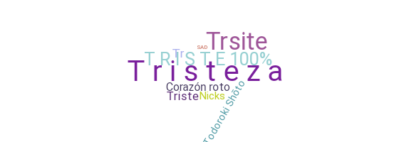 उपनाम - Tristeza