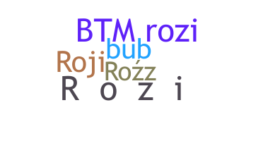 उपनाम - rozi