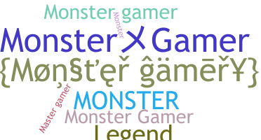 उपनाम - monstergamer