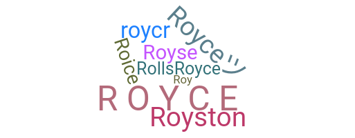 उपनाम - Royce