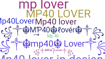 उपनाम - Mp40lover