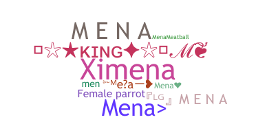 उपनाम - Mena