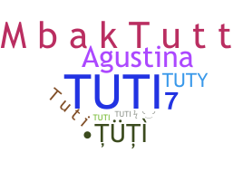 उपनाम - Tuti