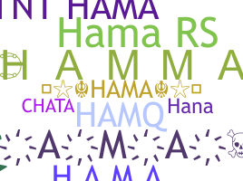 उपनाम - Hama