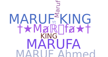 उपनाम - Marufa