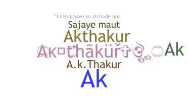 उपनाम - AkThakur