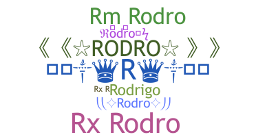 उपनाम - rodro