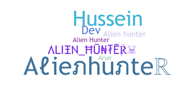 उपनाम - alienhunter