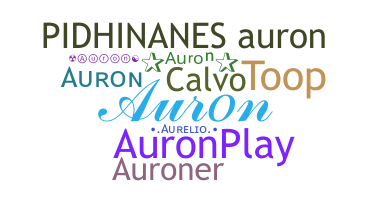 उपनाम - Auron
