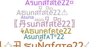 उपनाम - Asunafate22