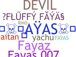 उपनाम - Fayas