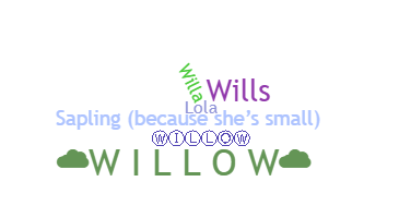 उपनाम - Willow