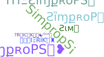 उपनाम - SIMproPs