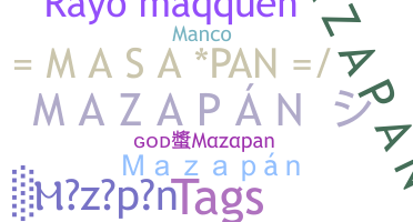 उपनाम - Mazapan