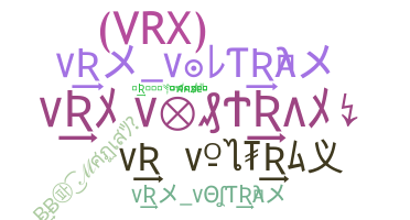 उपनाम - vrx